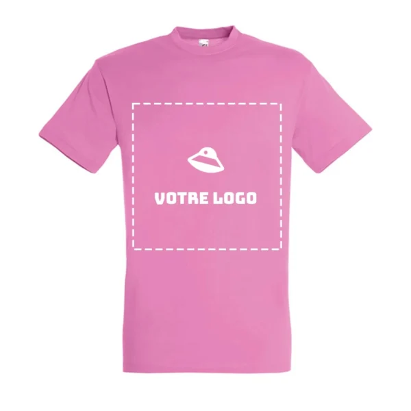 t-shirt-manches-courtes-personnalisable-rose