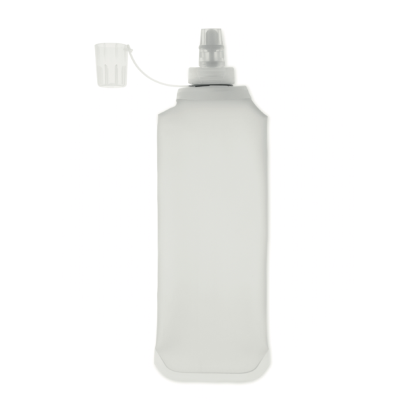 Gourde souple personnalisable blanc