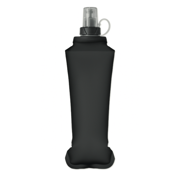 Gourde souple personnalisable noir