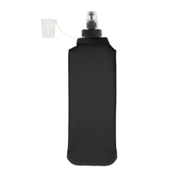 Gourde souple personnalisable noire
