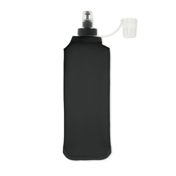 Gourde souple personnalisable sport noir