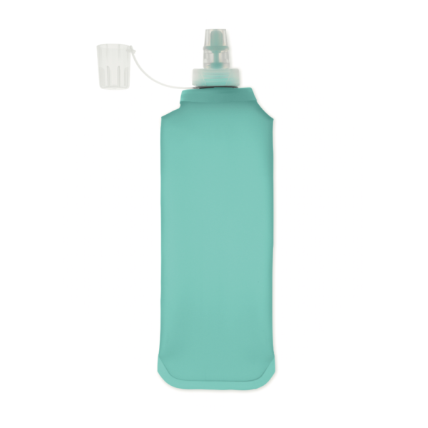 Gourde souple personnalisable turquoise