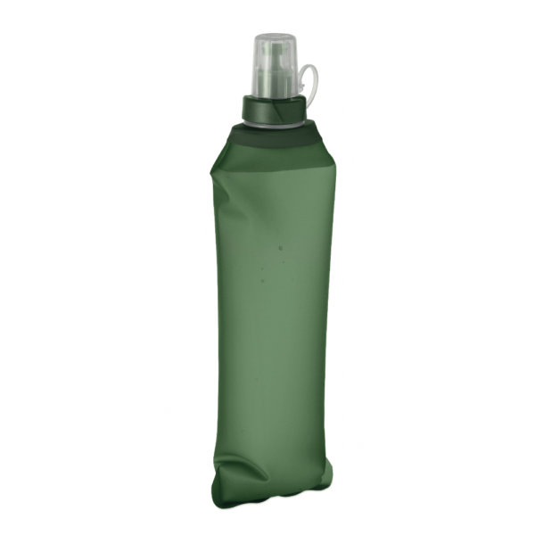 Gourde souple personnalisable vert fonce