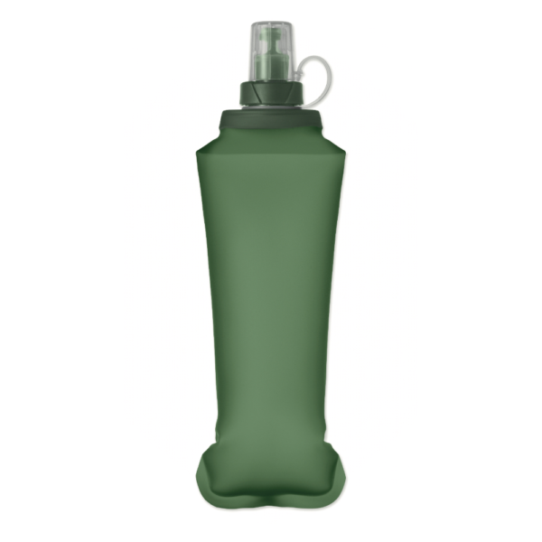 Gourde souple personnalisable verte