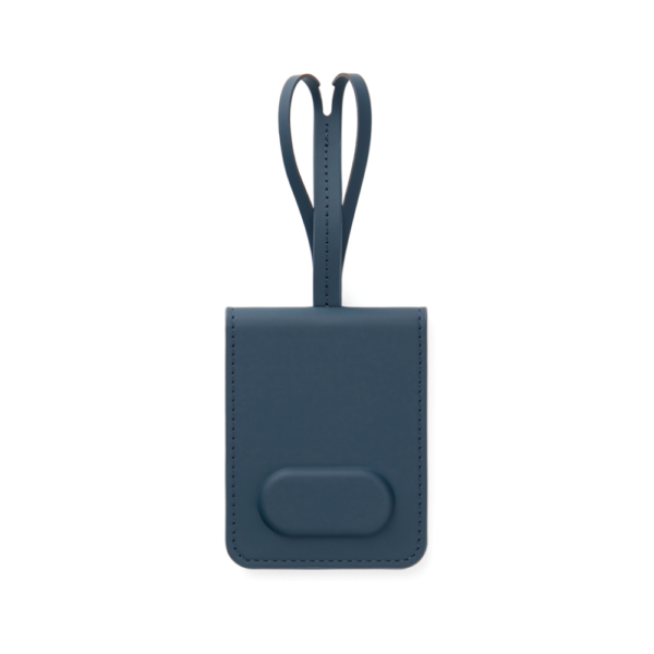 etiquette bagage AirTag universel personnalisable bleue marine