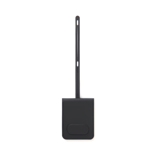 etiquette bagage AirTag universel personnalisable noir localisation