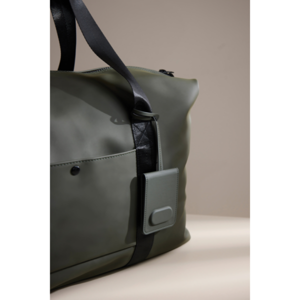 etiquette bagage AirTag universel personnalisable verte compatible android