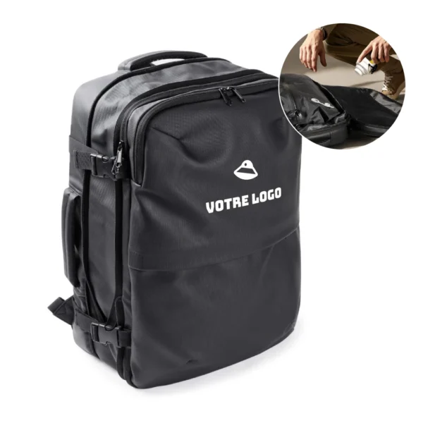 Sac a dos a compression sous vide personnalise
