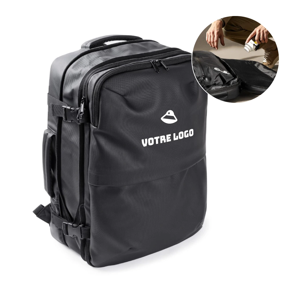 Sac a dos a compression sous vide personnalise