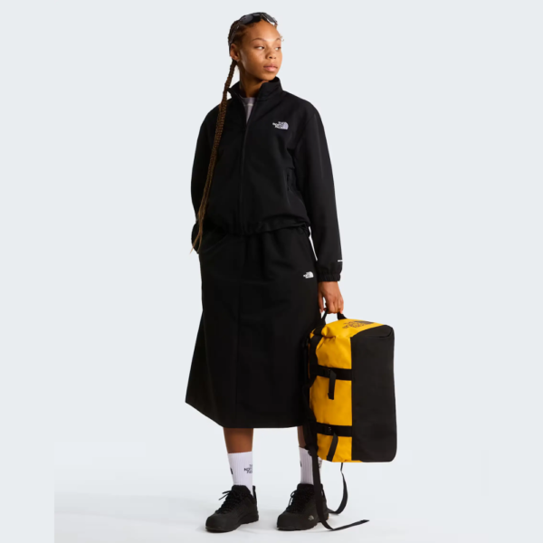 sac de voyage the north face personnalisable base camp duffel xs jaune porte