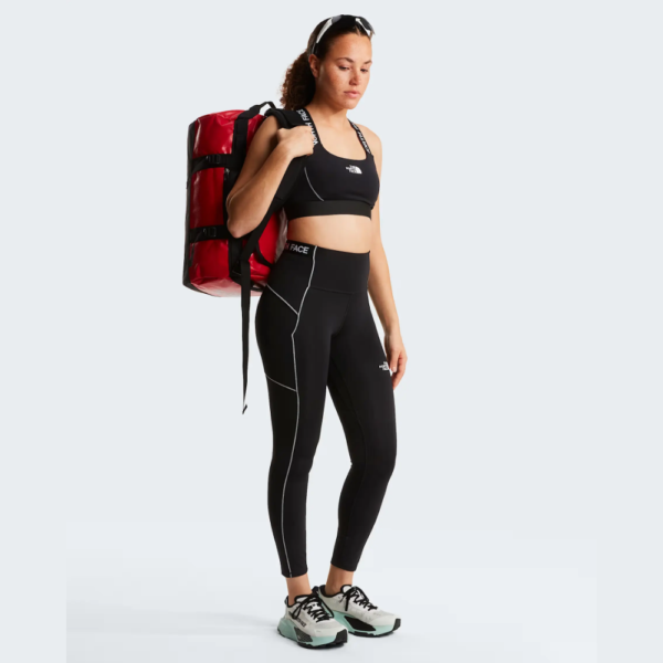 sac de voyage the north face personnalisable base camp duffel xs noir et rouge
