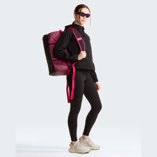 sac de voyage the north face personnalisable base camp duffel xs rose 1