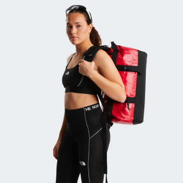 sac de voyage the north face personnalisable base camp duffel xs rouge et noir