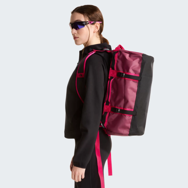 sac de voyage the north face personnalisable base camp duffel xs rouge rose